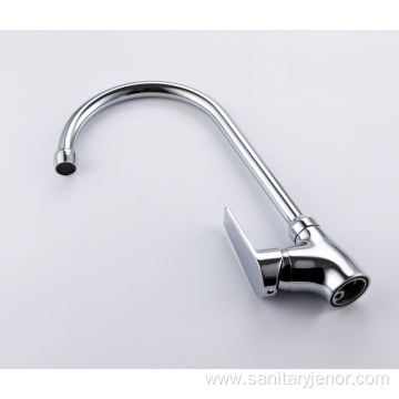 Polished Surface Treatment Gooseneck Mixer Brass Mixer